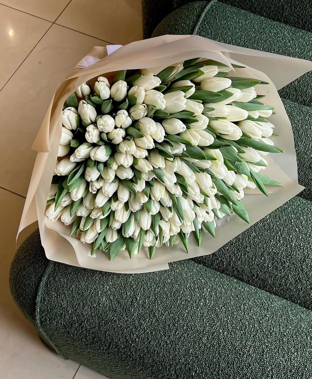 White Tulips Bouquet