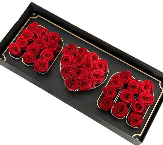 LOVE MOM BOX-Luxury Roses