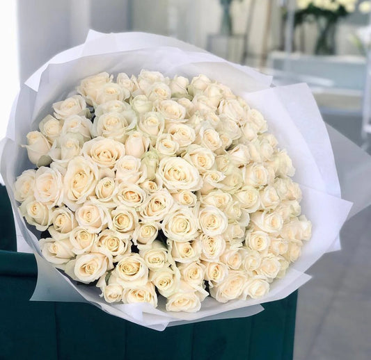 White Rose Bouquet