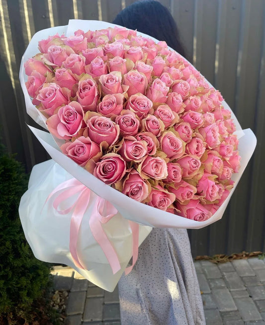 Pink Roses Bouquet